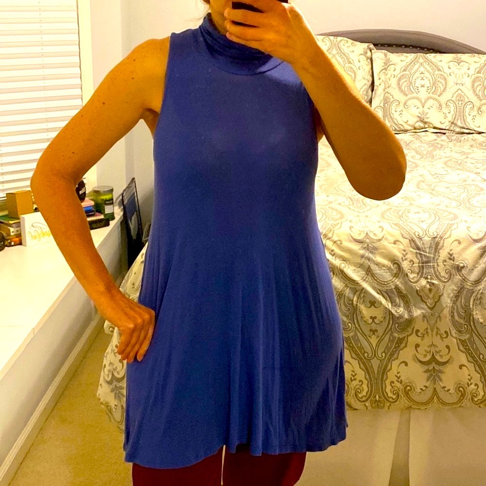 Soft Turtleneck Racer Back Mini or Tunic
